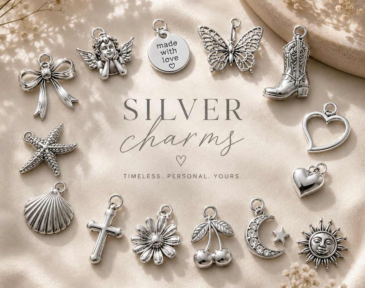 Sterling silver charms