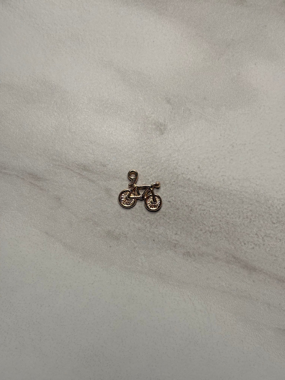 Small Bicycle Charm (Light Gold)