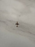 Tiny Airplane Charm (Light Gold)