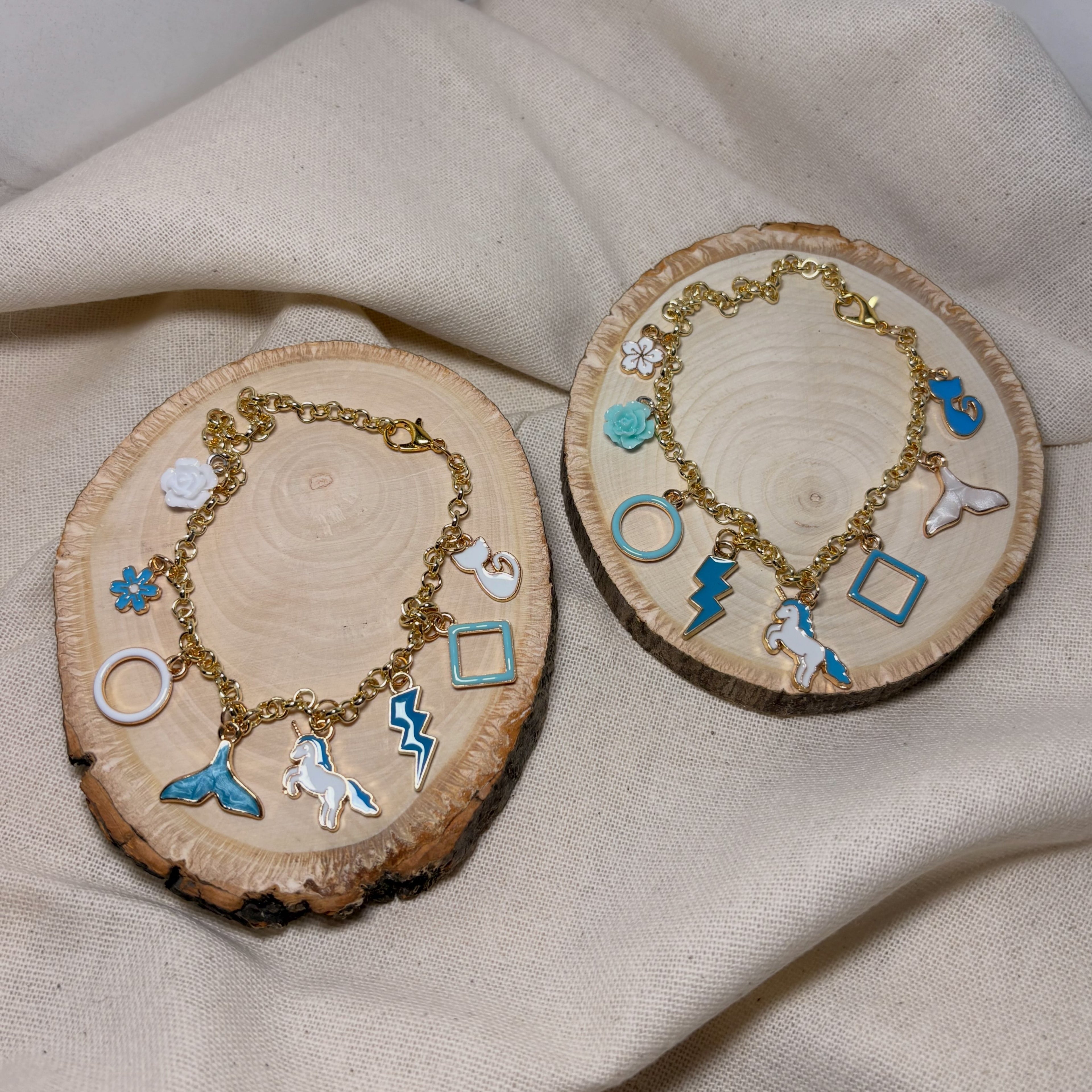 Friendship Bracelet Set Blue
