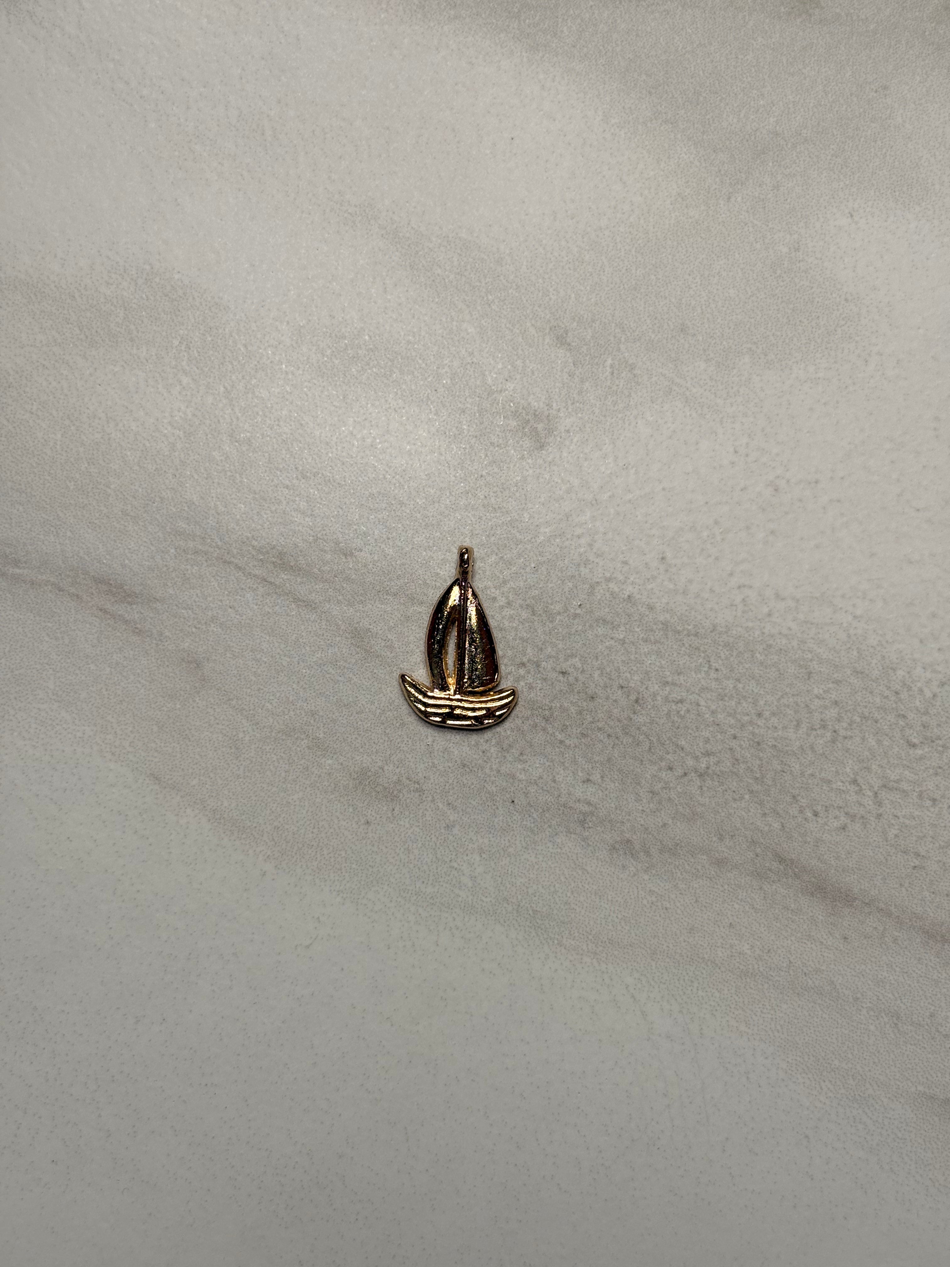 Boat Charm (Light Gold)