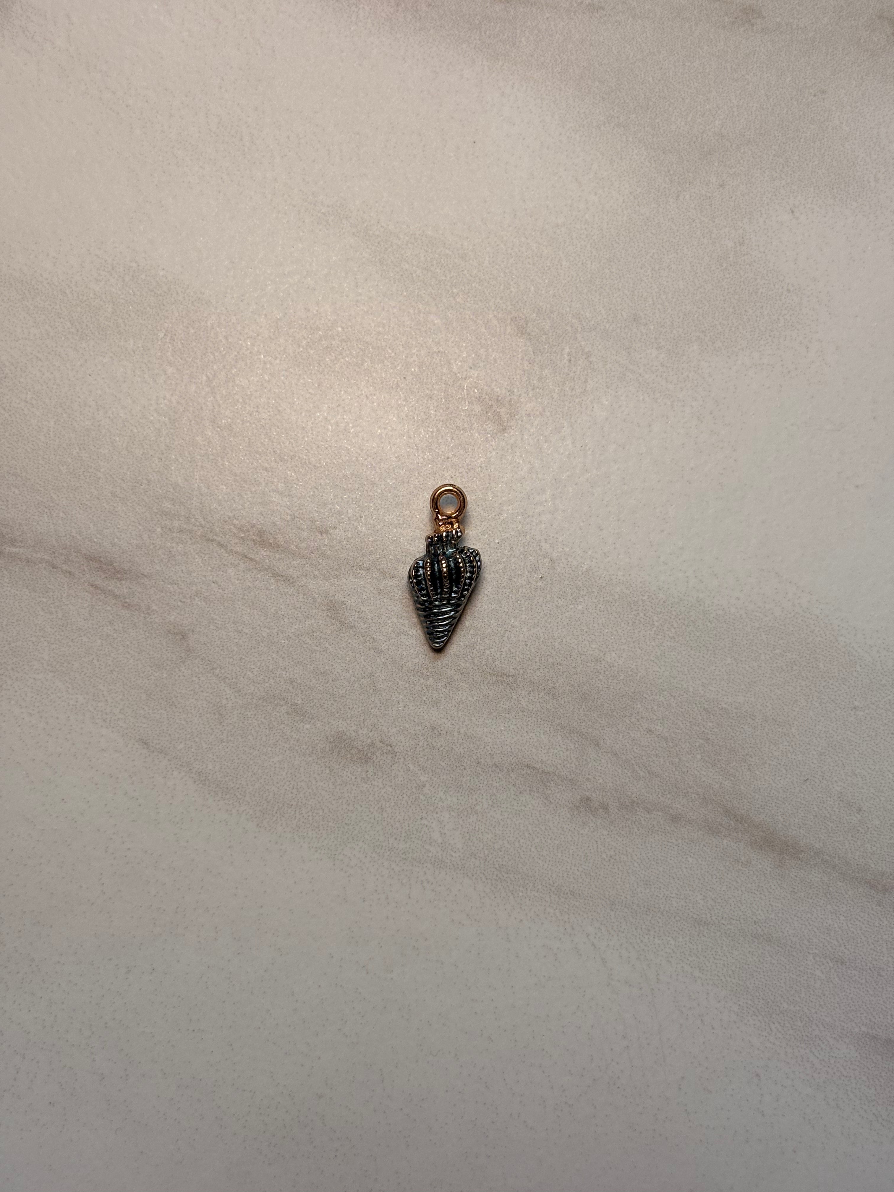 Gold Colored Shell Charm