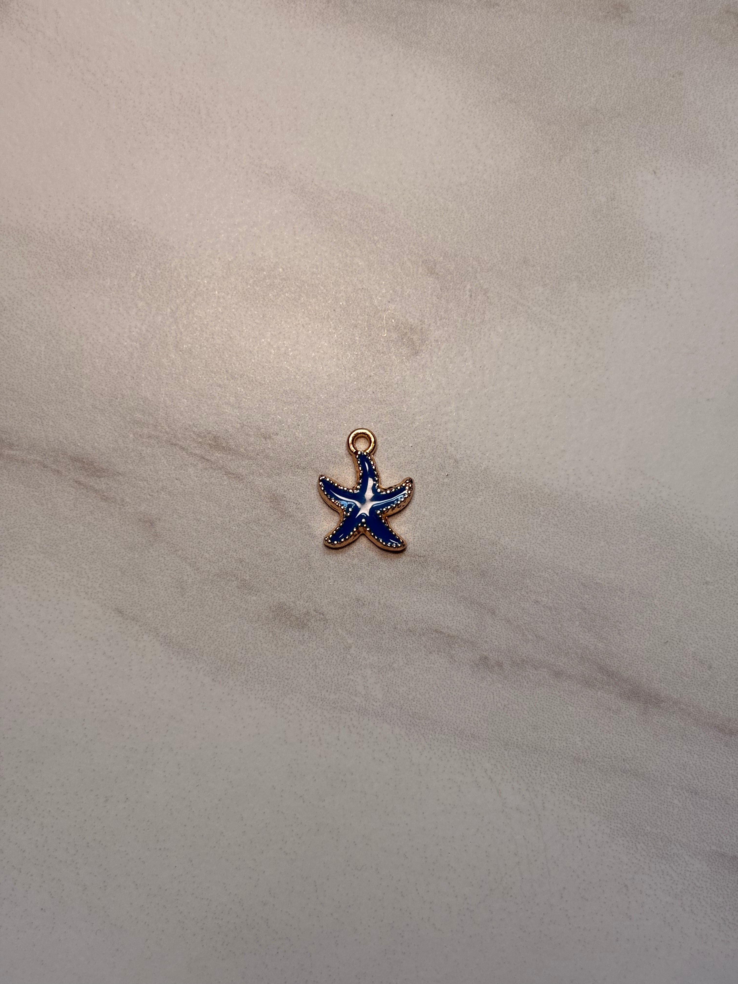 Gold Colored Starfish Charm