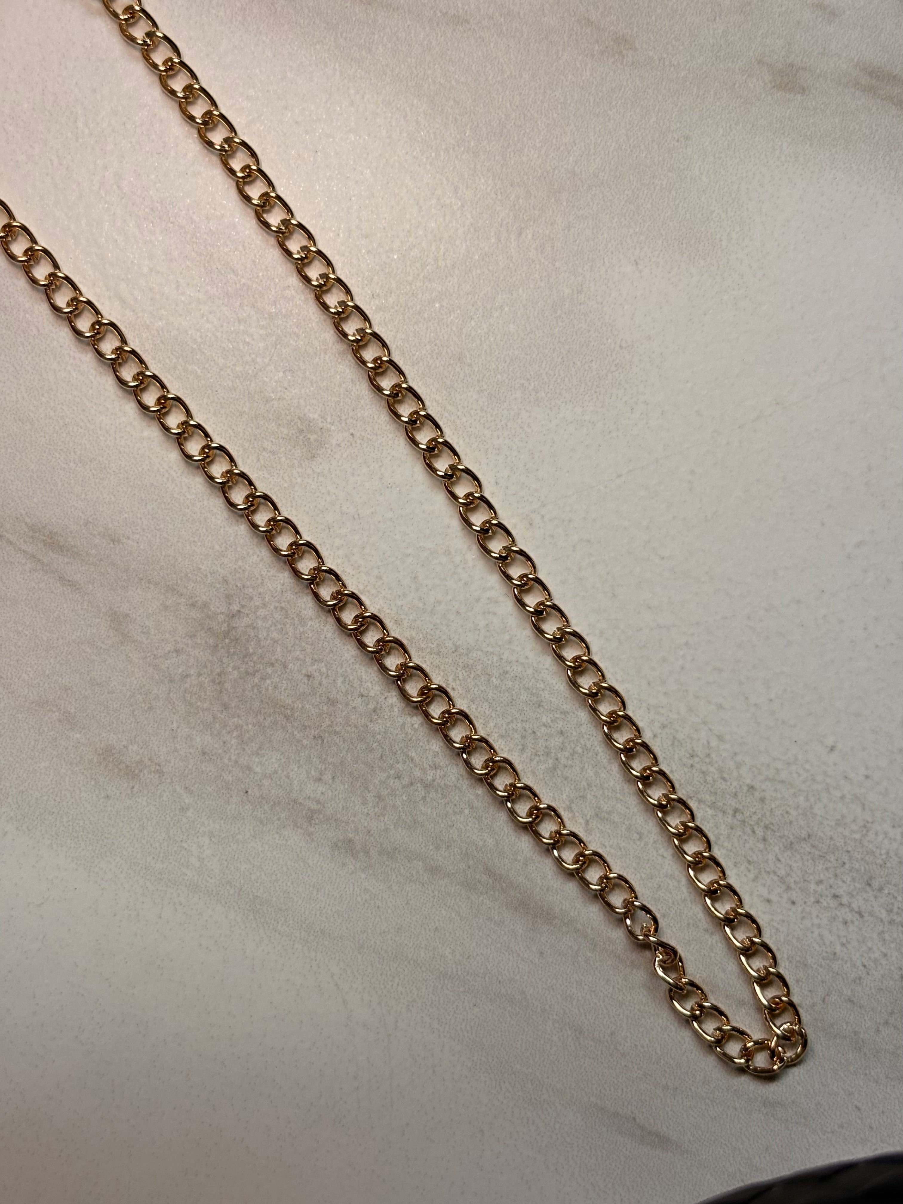 Gold-Plated Curb Chain
