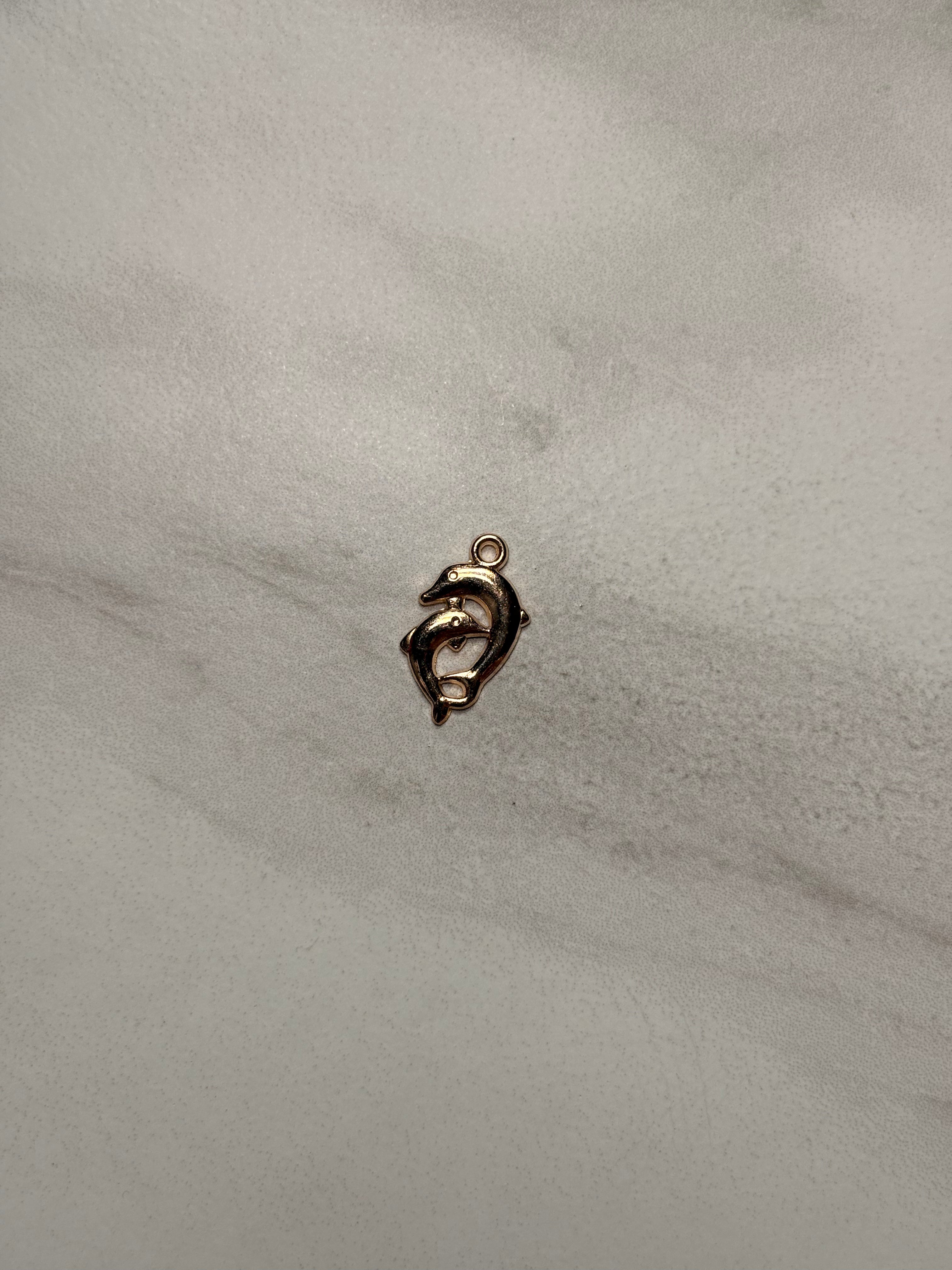 Dolphin Charms (Light Gold)