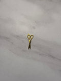 Gold Scissor Charm
