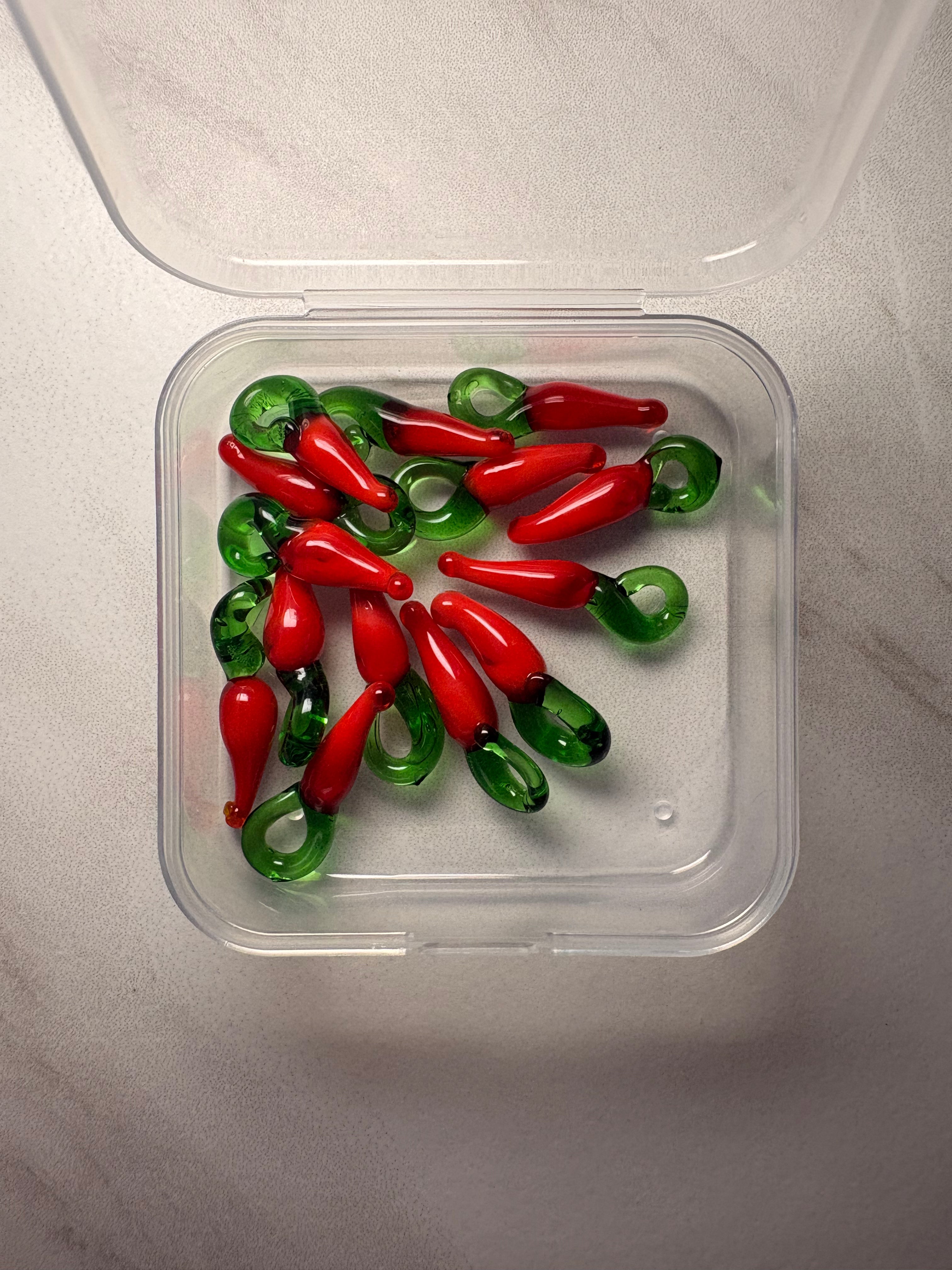 Glass Chili Pepper Pendant