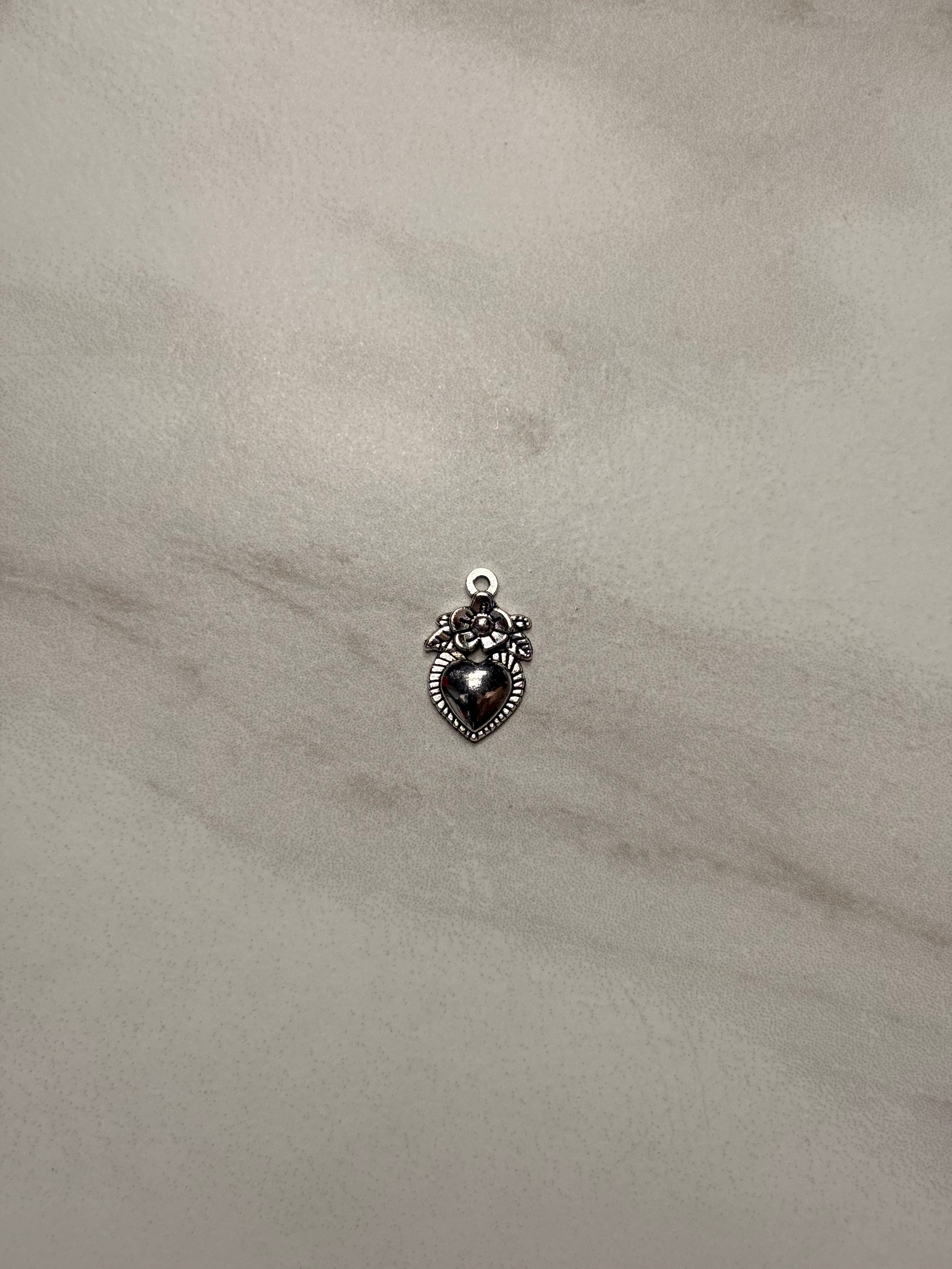 Hearts and Flowers Charm