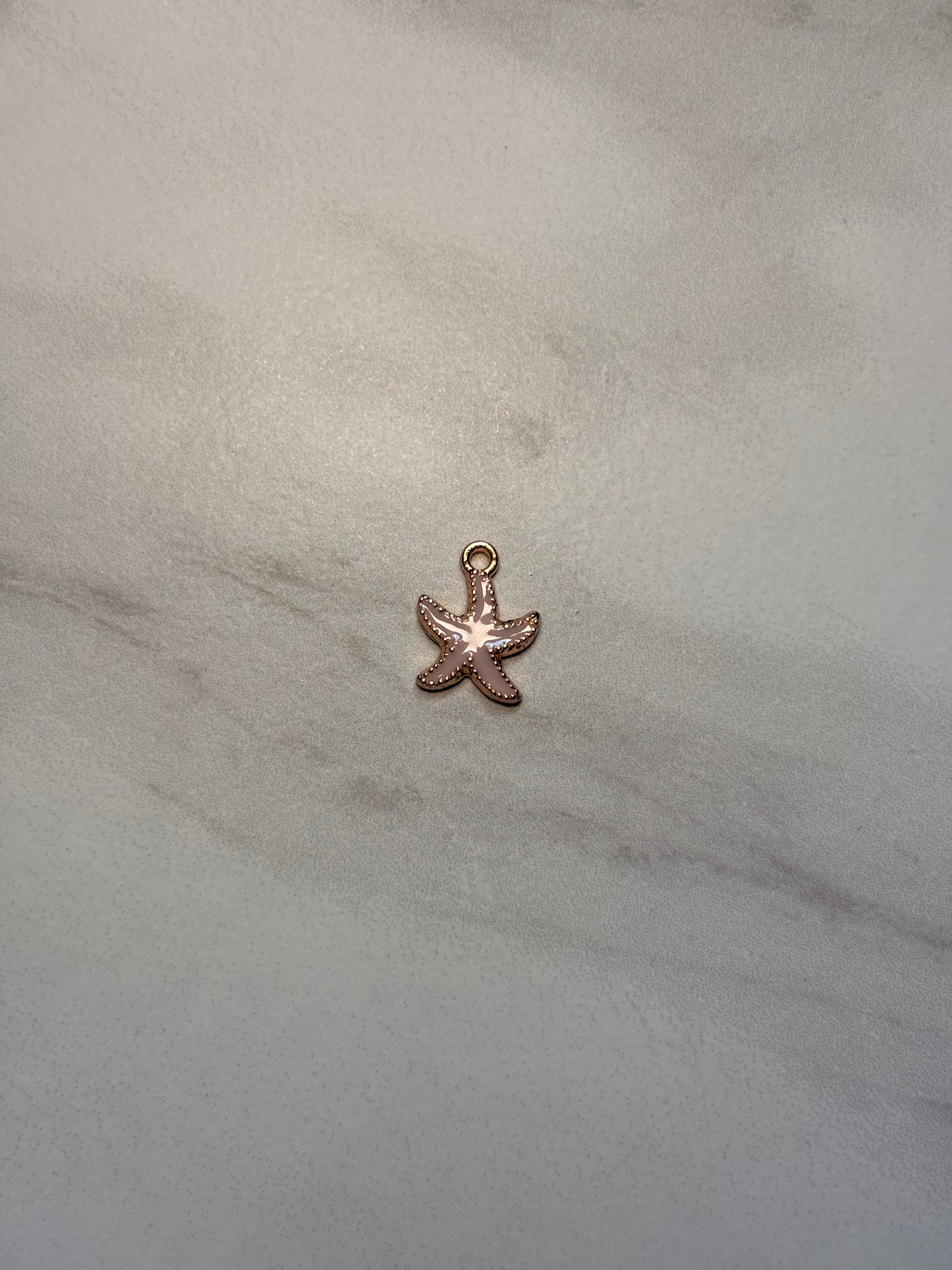 Gold Colored Starfish Charm