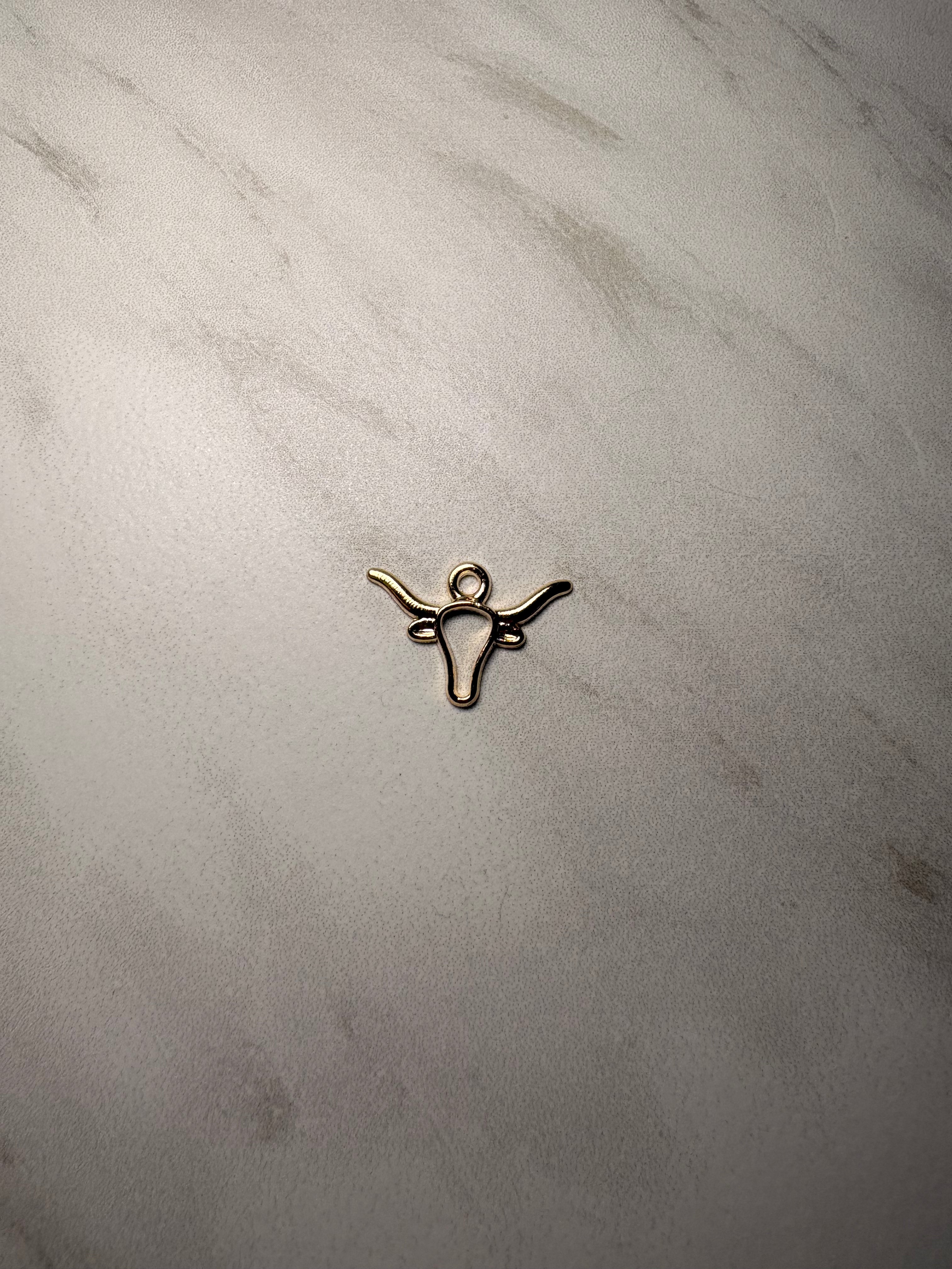 Longhorn Outline Charm