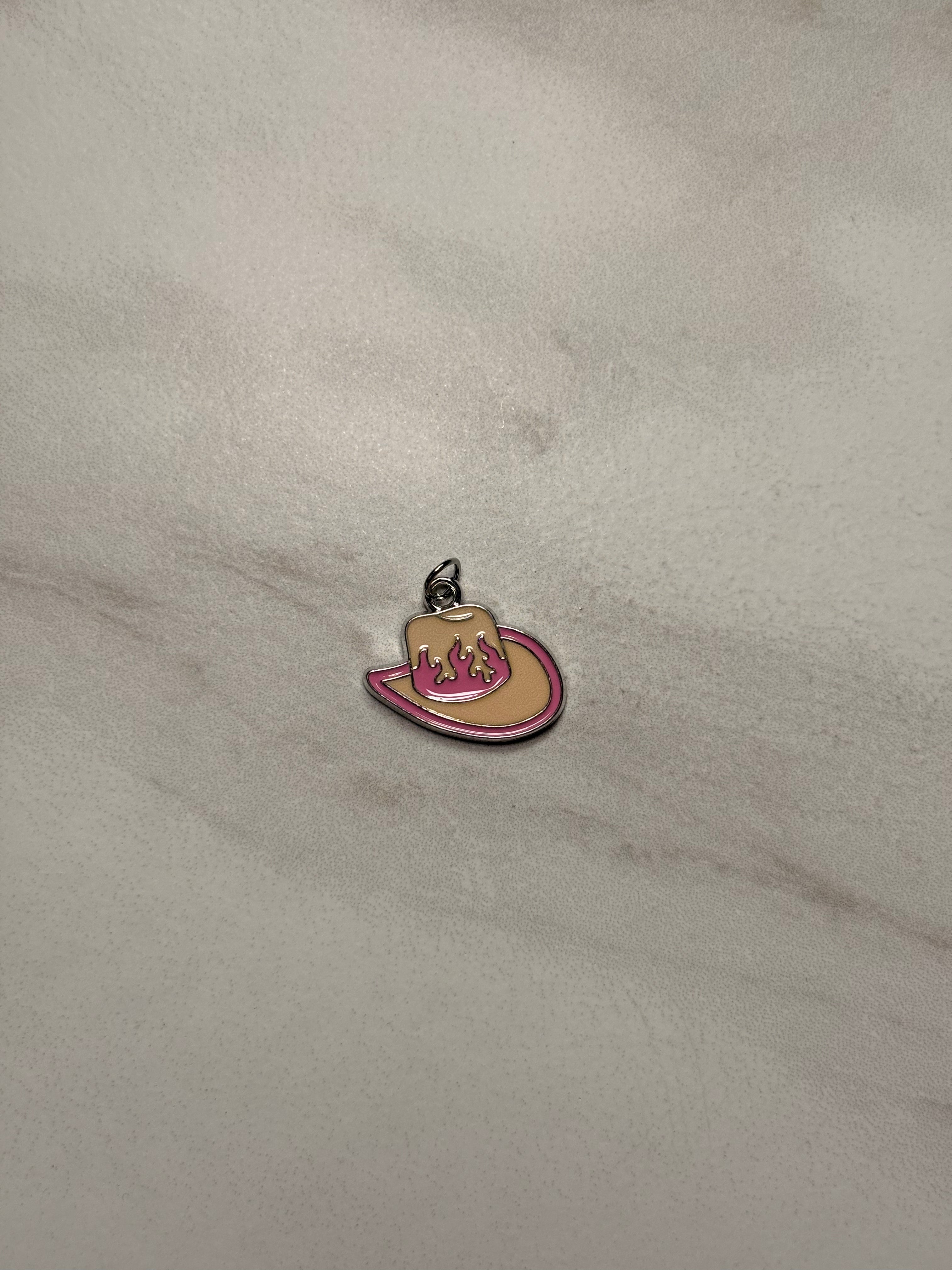Cowboy Hat Charm (Silver)