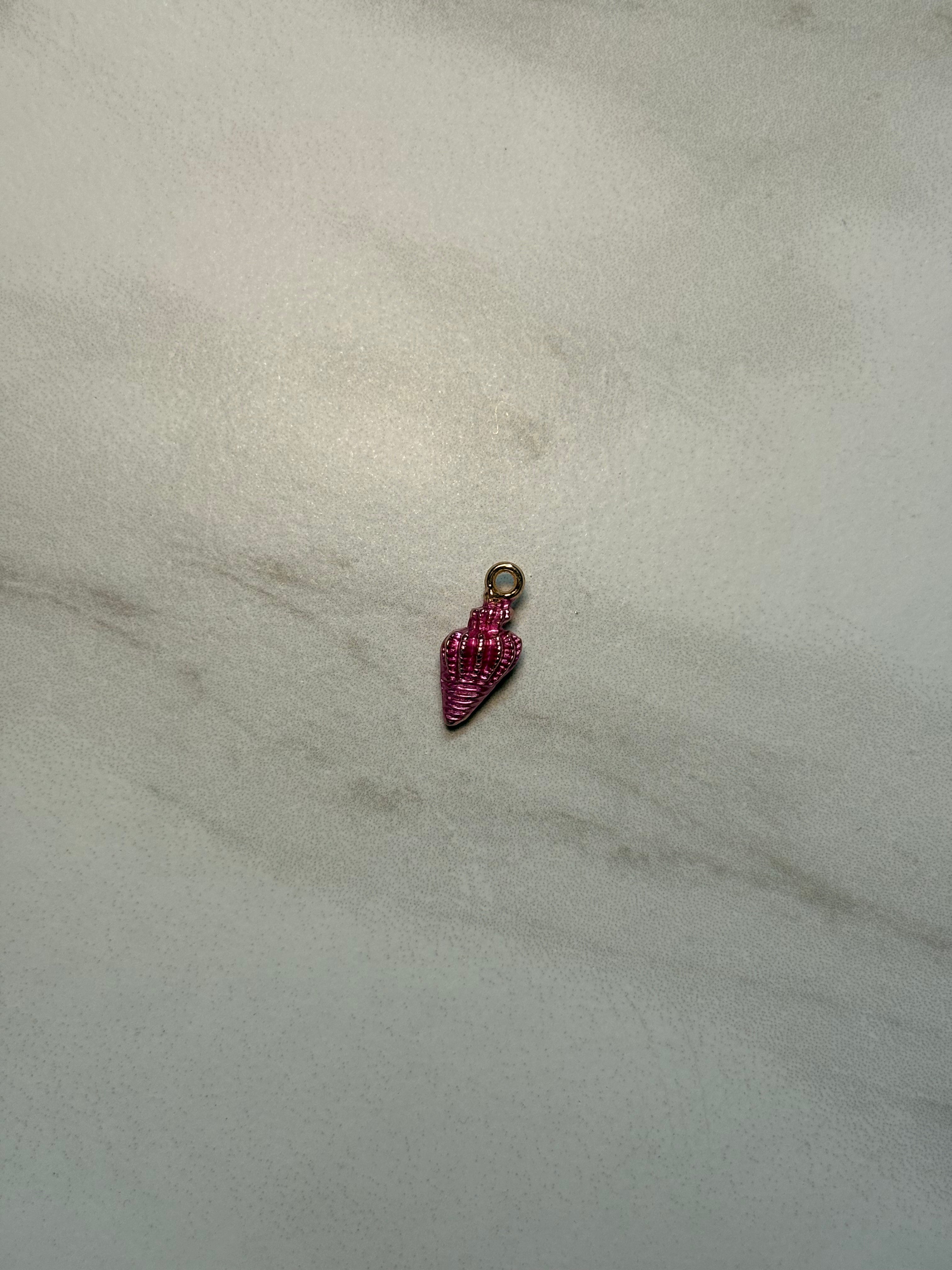 Gold Colored Shell Charm