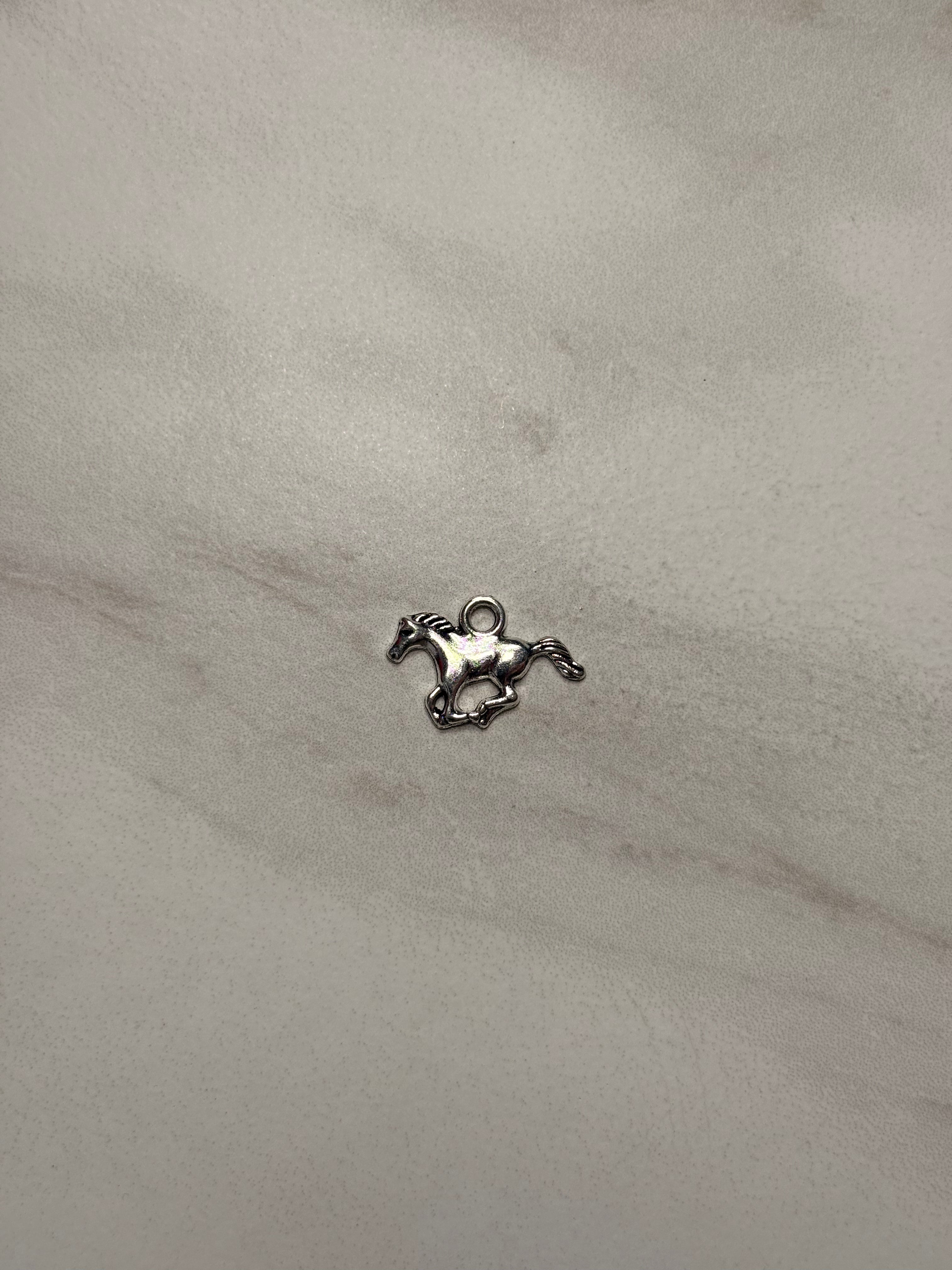 Silver Horse Charm