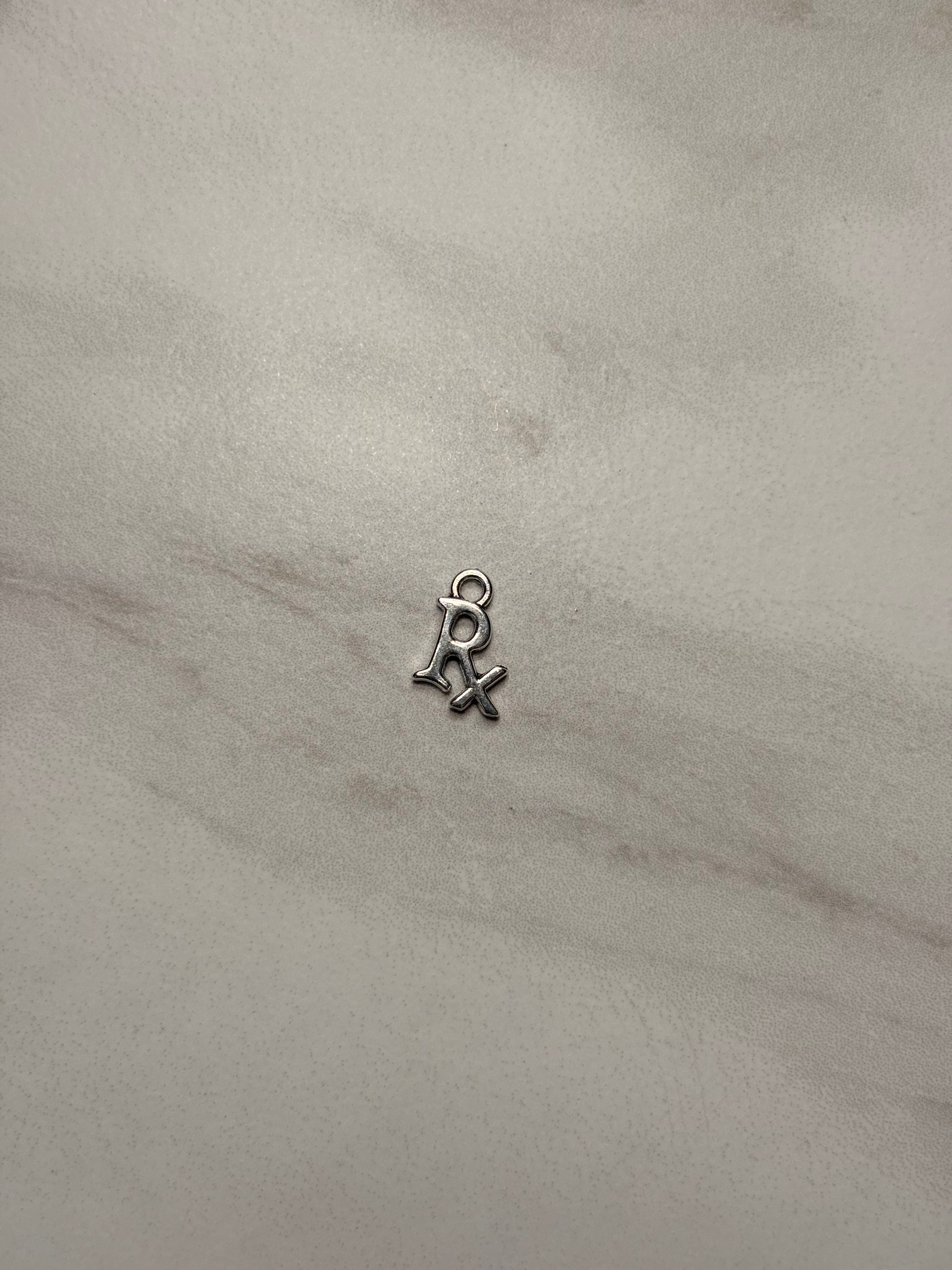 Silver Rx Charm