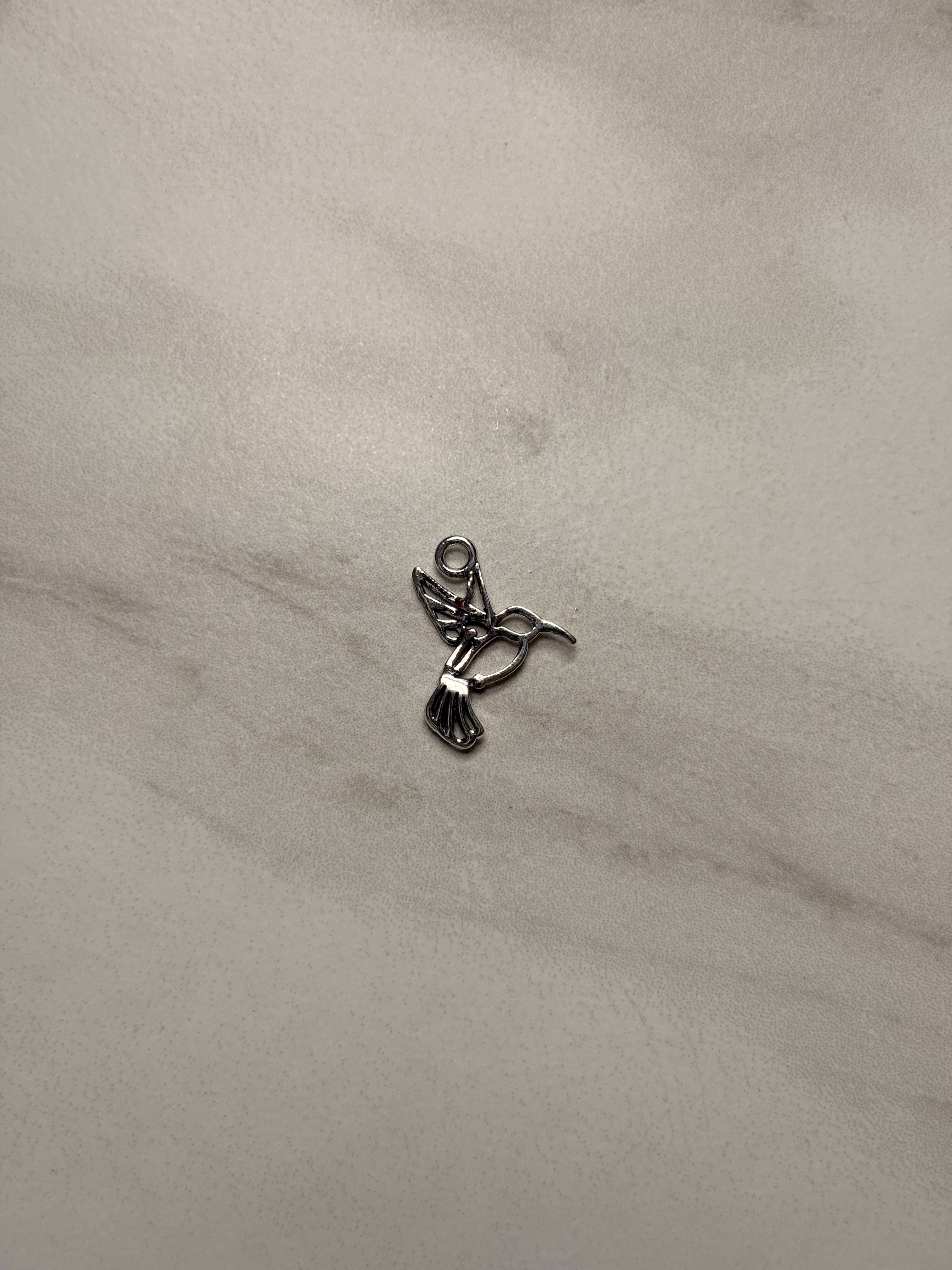 Silver Bird Charm