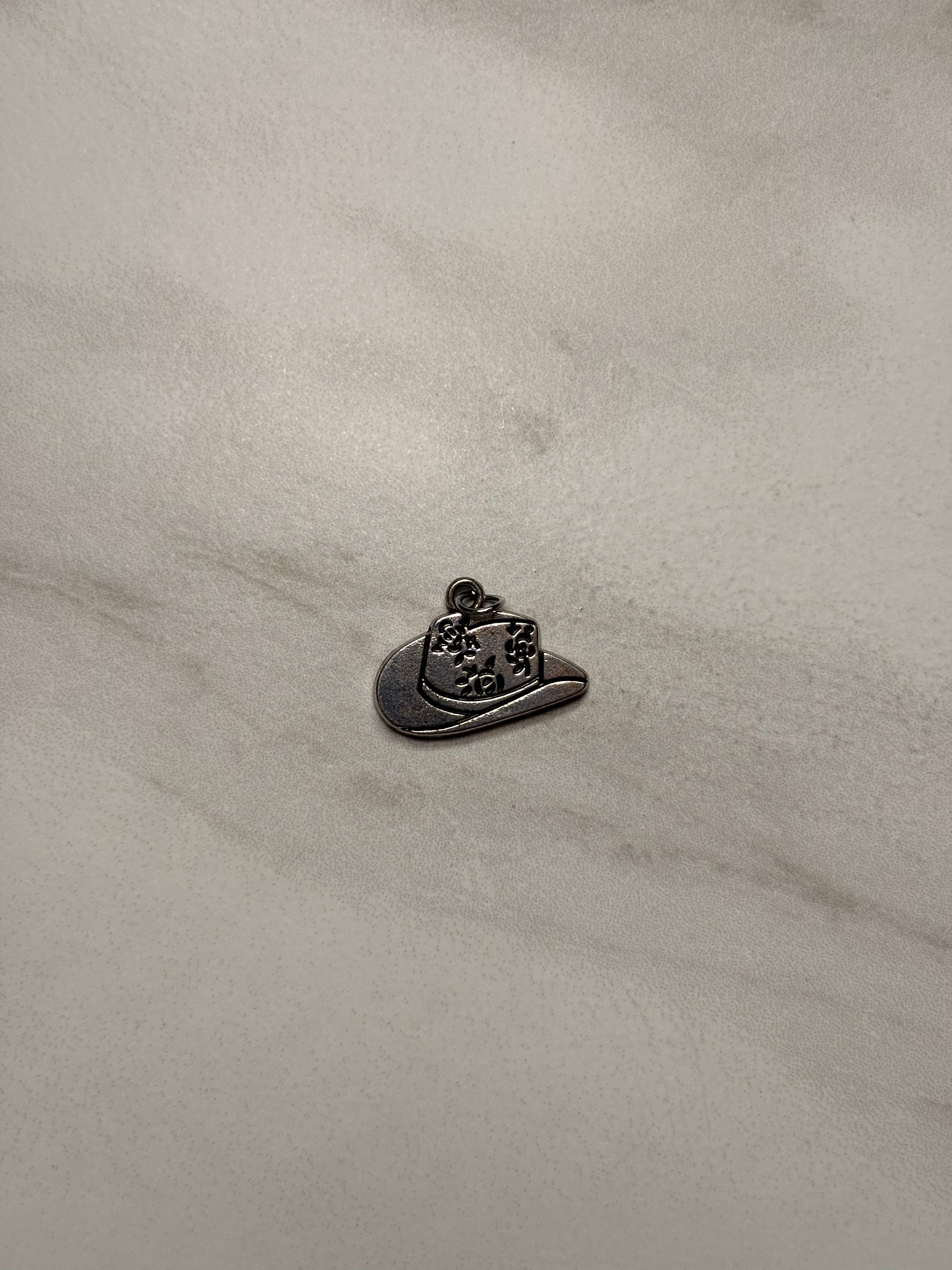 Cowboy Hat Charm (Silver)
