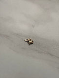 Tiny Whale Charm (Light Gold)