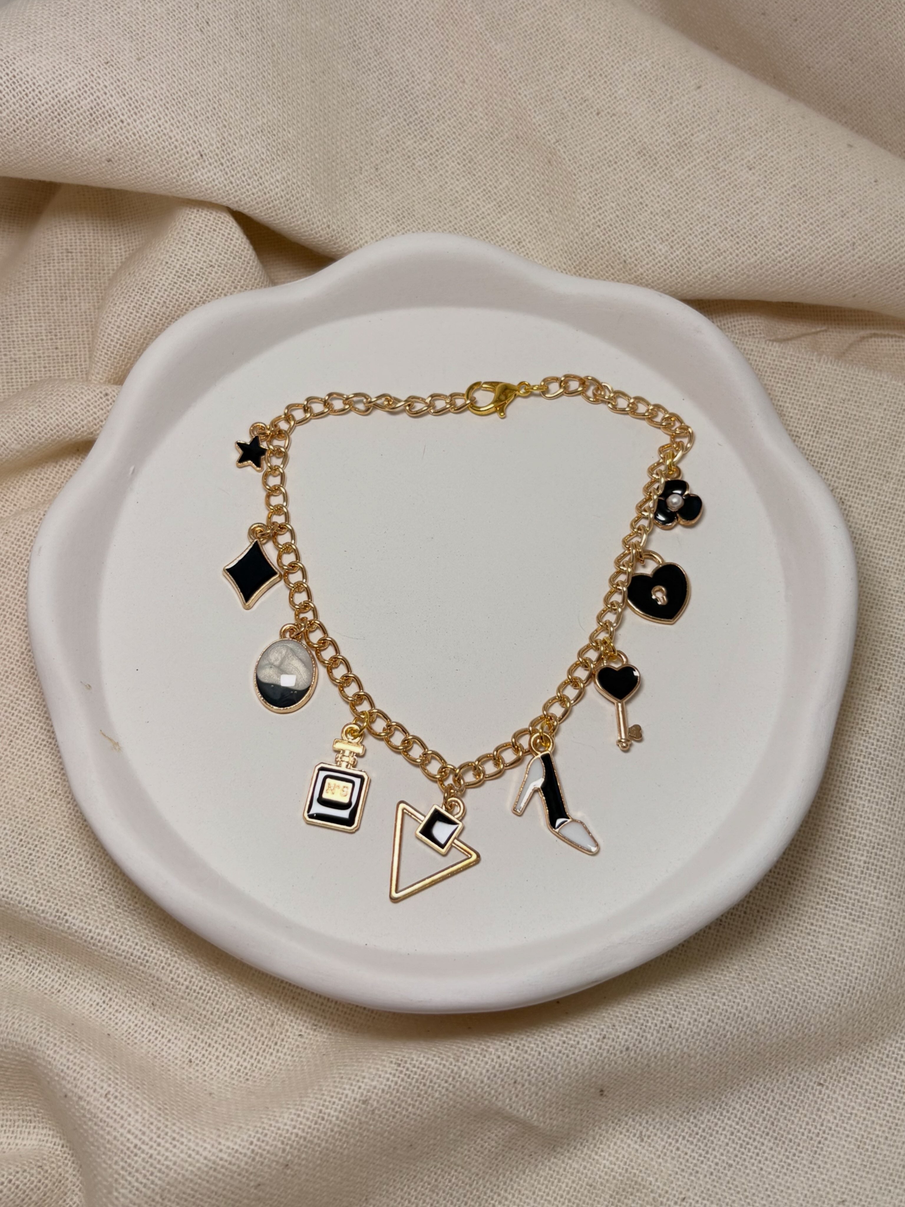 Black and Gold Bracelet